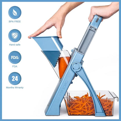 SafeSlice Pro 4-in-1 Adjustable Vegetable Mandoline