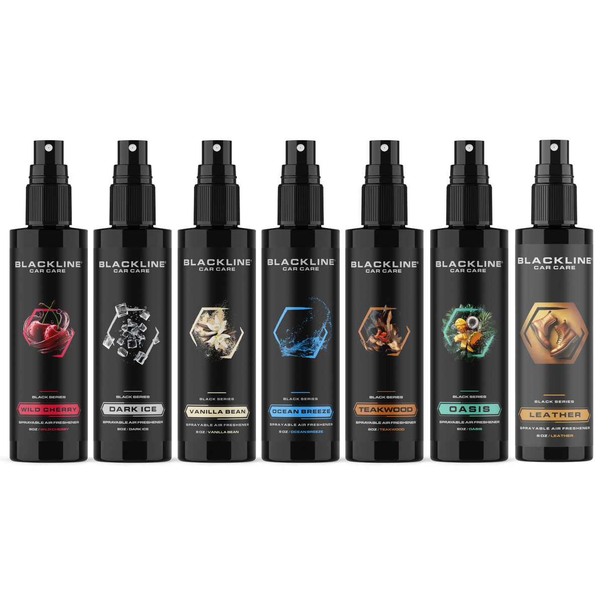Blackline Car Care Black Series Air Freshener & Odor Remover
