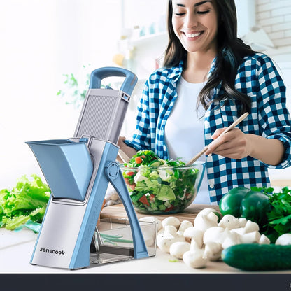 SafeSlice Pro 4-in-1 Adjustable Vegetable Mandoline