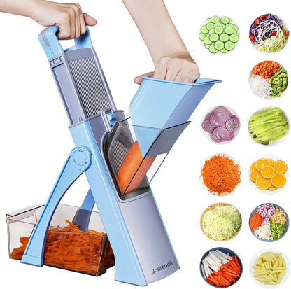 SafeSlice Pro 4-in-1 Adjustable Vegetable Mandoline
